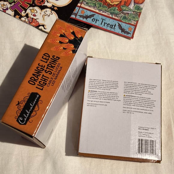 Halloween bundle led orange lights trick or treat  10 bags and more - Picture 4 of 15